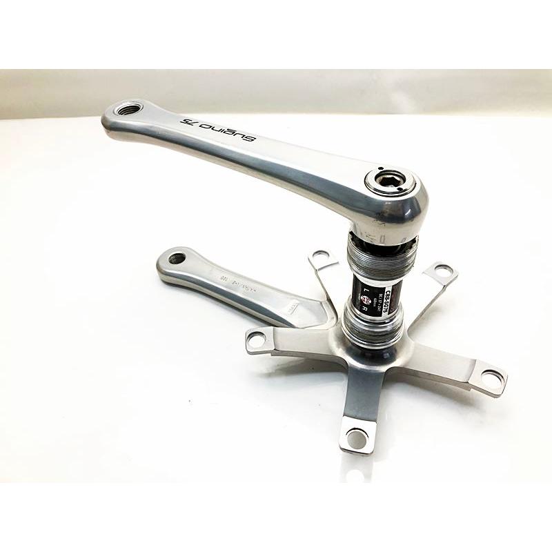スギノ SUGINO 75 スギノ75 クランク シルバー NJS 165mm - ISO