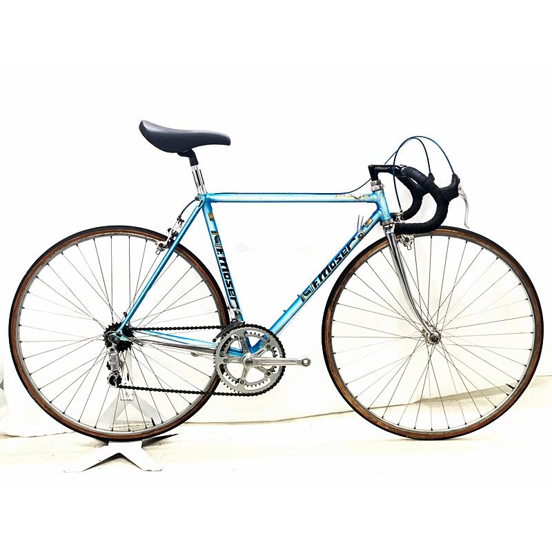 F MOSER CAMPAGNOLO クロモリ ロードバイク ブルー【値下げ