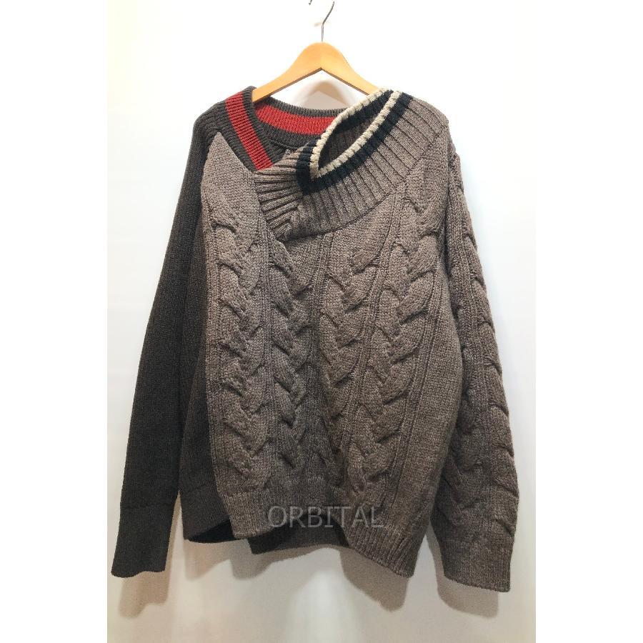 経堂) KOLOR カラー 21AW CRAZY PATTERN KNIT クレイジーパターン