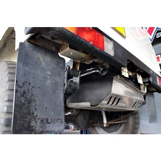 サクソン/SUXON」ジムニー（SJ30V）LJ50用チャンバー付きマフラー