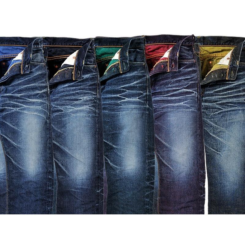 倉敷天領デニム カラー レボリューション タイト ストレート ジーンズ