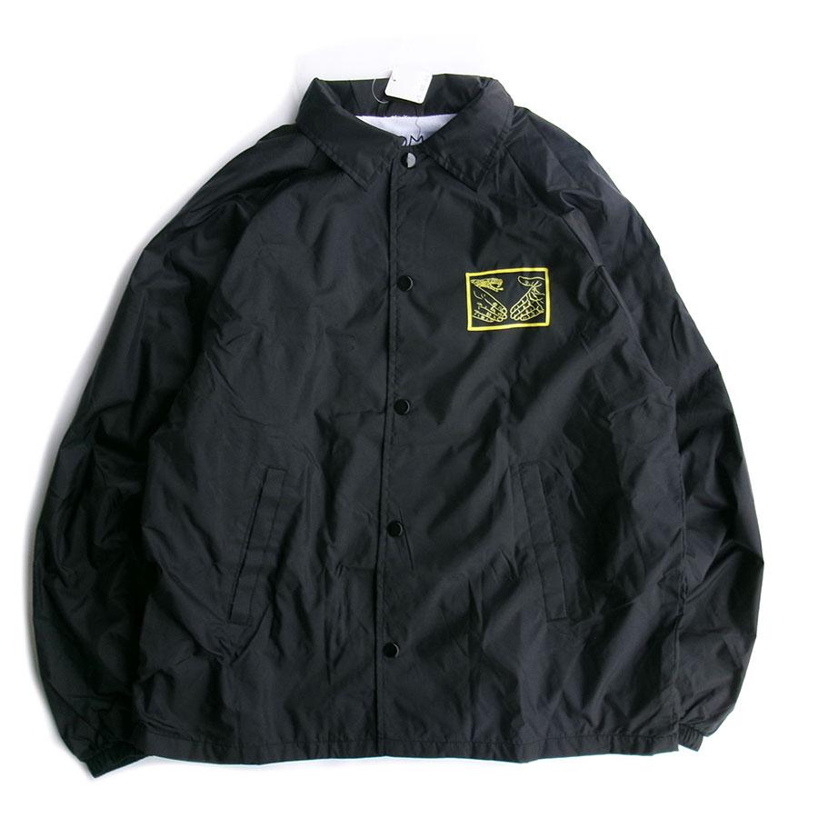DOOM SAYERS SNAKE SHAKE COACH JAKET BLACK ドゥームセイヤーズ