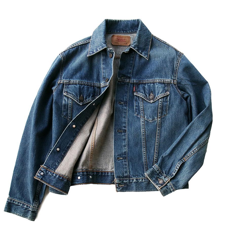 Levi's BLUE 【USED-18】70s DENIM JAKCET 70505 4th リーバイス