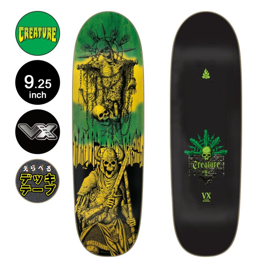 CREATURE（クリーチャー） スケボー デッキ 9.25 TEAM MESSENGER VX