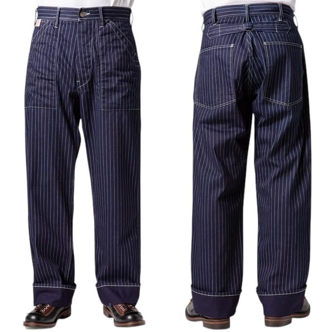 SUGAR CANE シュガーケーン SC40786 ストライプ ウォバッシュ パンツ