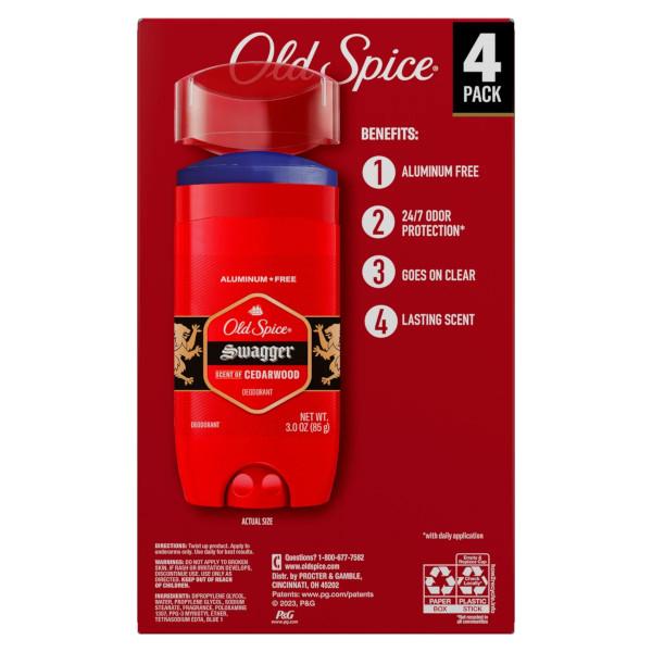 お得な4個パック！魅力あふれる大人の香り OLD SPICE Swagger オールド