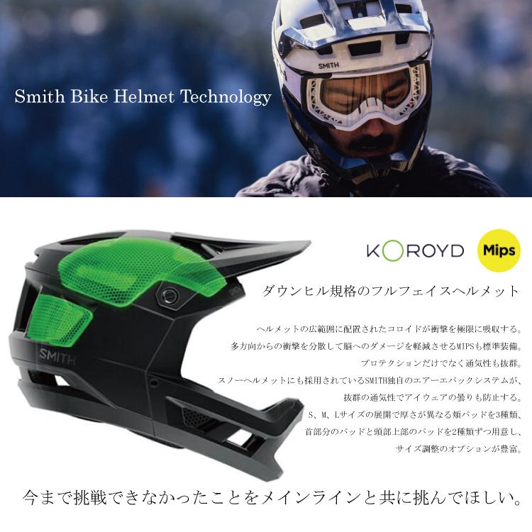 SMITH（スミス） ヘルメット 自転車用 フルフェイス Mips Koroyd対応