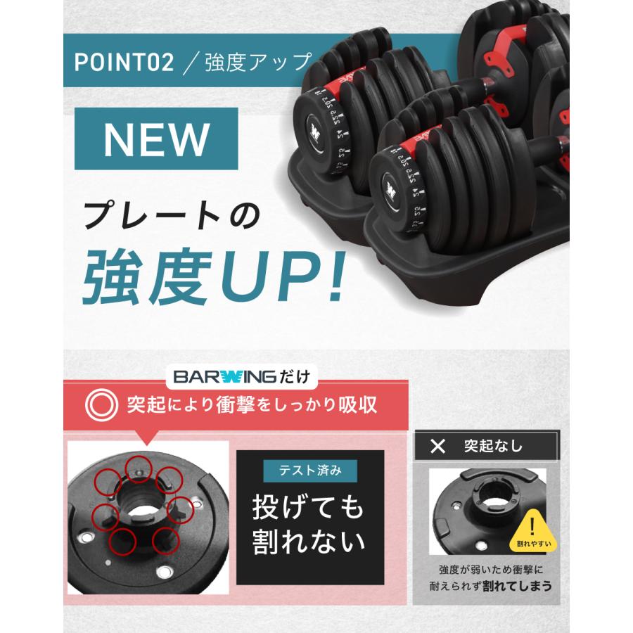 YouTen ☆期間限定価格 2/26まで☆ 可変式ダンベル 24kg 2個セット 15