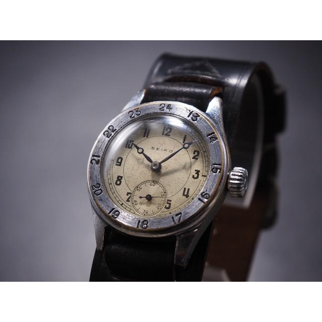 SEIKO（セイコー） 精工舎 モリス型 二重ケース 24時表示 スモセコ