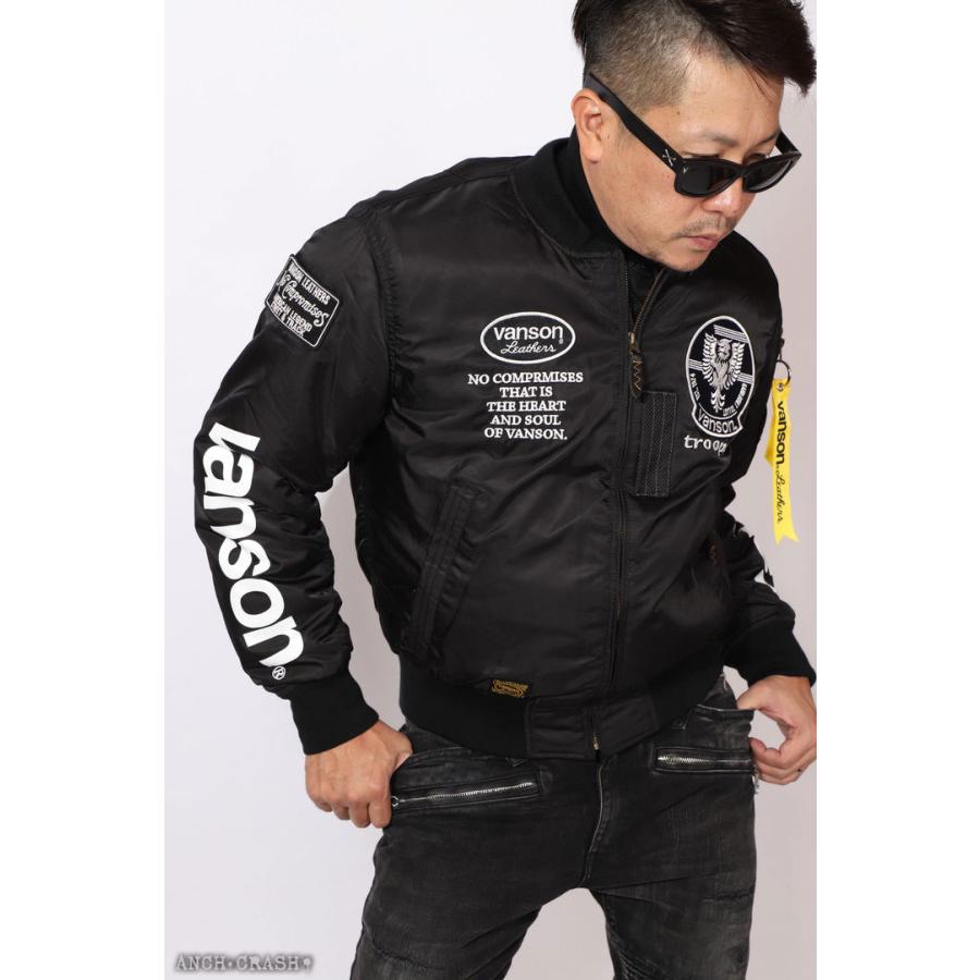 VANSON（バンソン） 48h限定P最大17倍!2/23pm23:59迄 MA-1 ライダース
