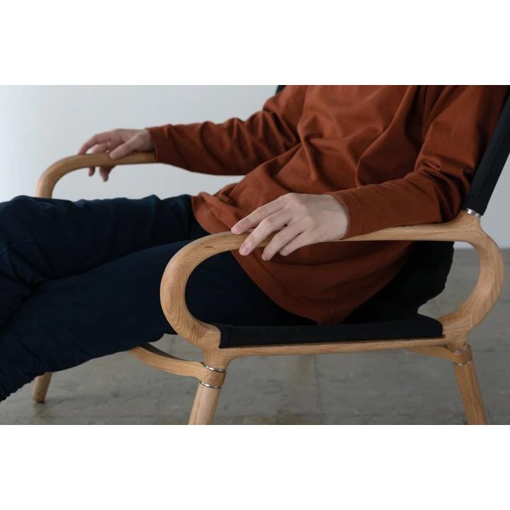 IKIKI｜イキキ グランドチェア オーク キャンバス チェア ブラック