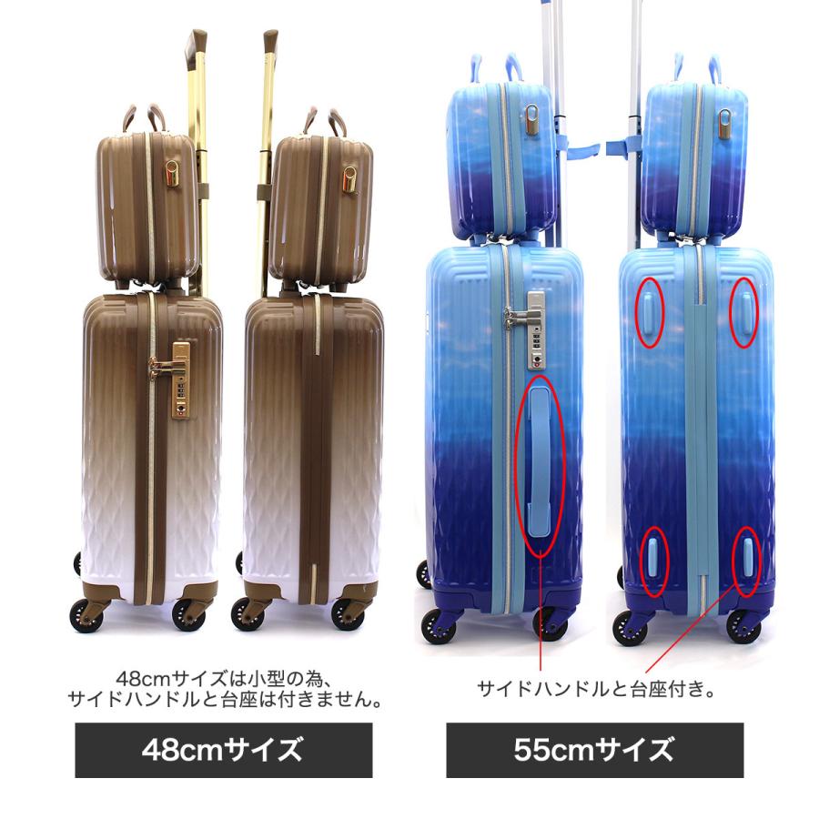 Siffler（シフレ） LUNALUX スーツケース M ミニトランク付き 機内