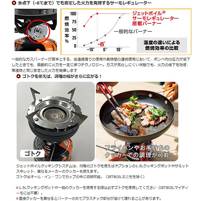 JETBOIL（ジェットボイル） ZIP ジップ（BK） 1824325 OD缶ガス式 ソロ