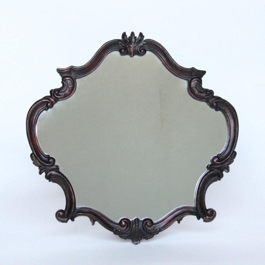 壁掛けミラー カービングウォールミラー アンティーク調 鏡 大きい鏡