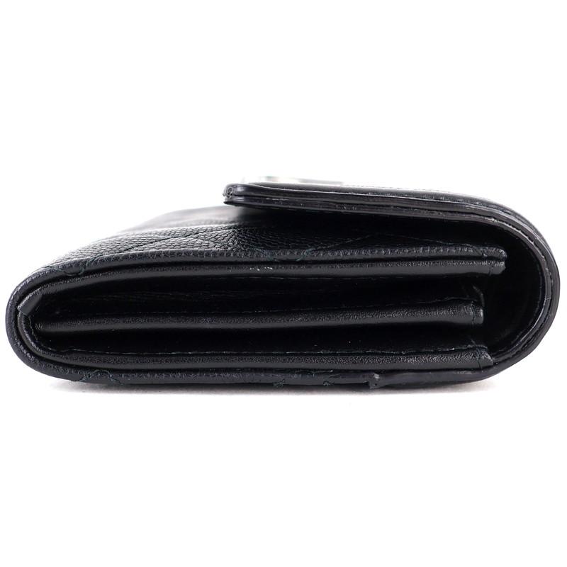 CHANEL（シャネル） 長財布 ブラック CCフィグリー 二つ折り長財布