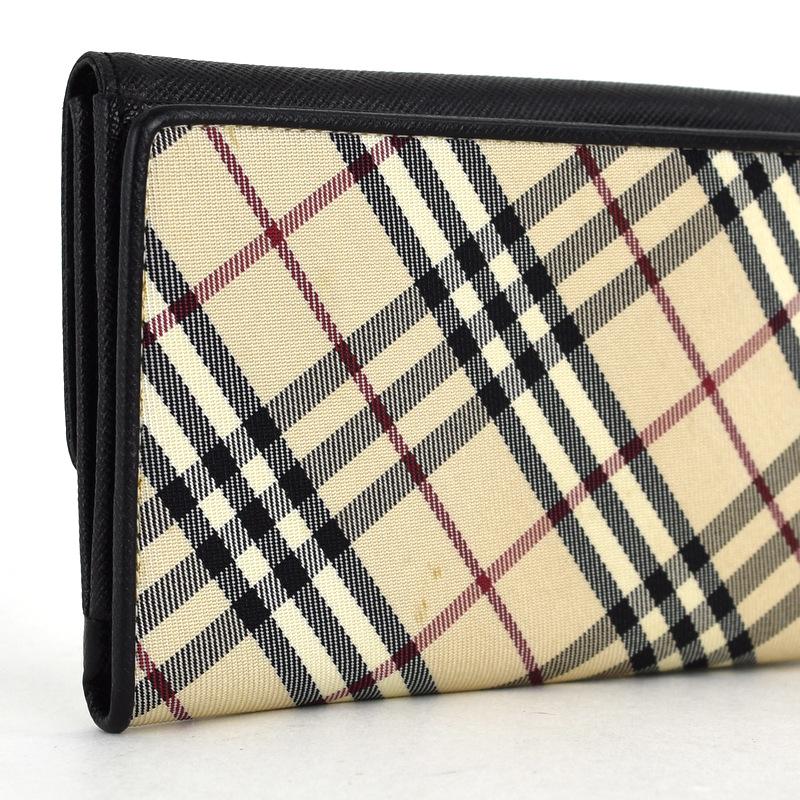 BURBERRY（バーバリー） 財布 ノバチェック 二つ折り長財布 ベージュ