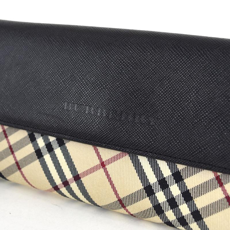 BURBERRY（バーバリー） 財布 ノバチェック 二つ折り長財布 ベージュ