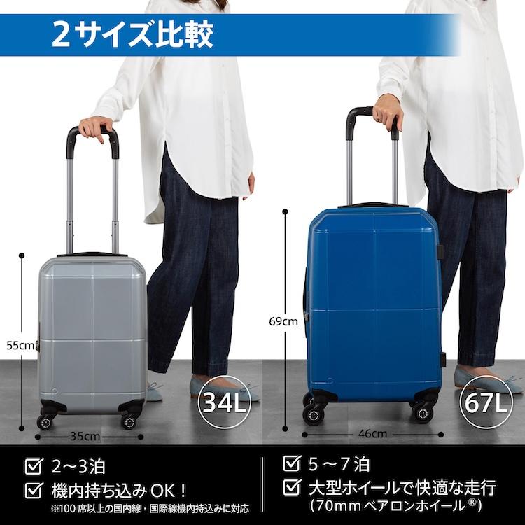 ProtecA エース公式 スーツケース 2~3泊 機内持ち込み sサイズ