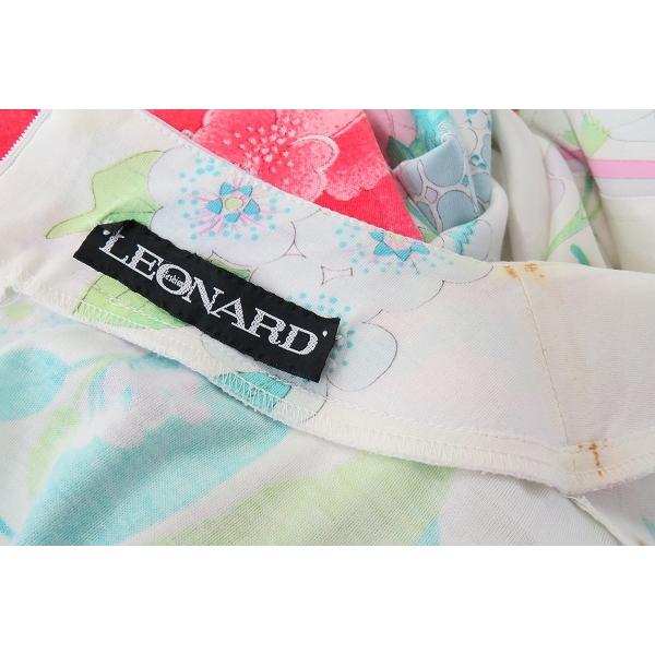 LEONARD（レオナール） #spc ワンピース M 白 花柄 レディース [684345