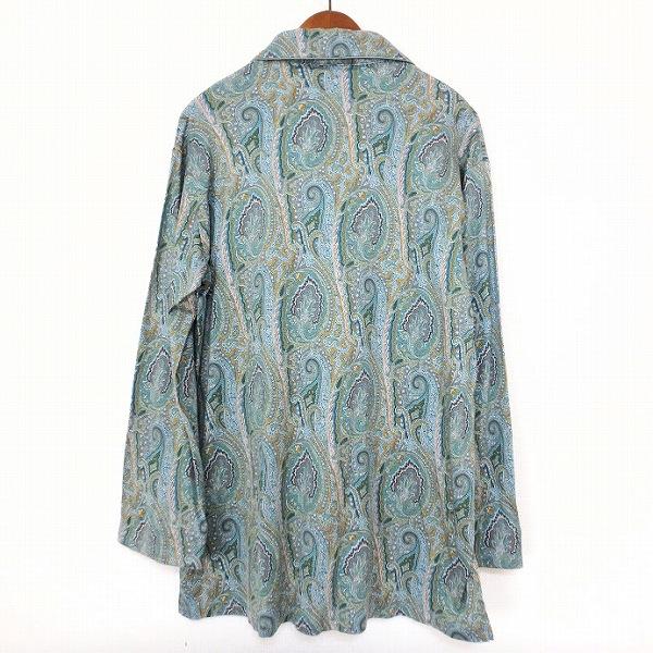 ETRO（エトロ） #anc シャツ・ブラウス M 緑系 マルチ ペイズリー柄
