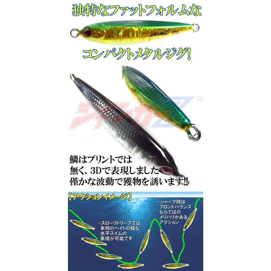 メタルジグ Fat Bait ファットベイト 60g 65mm ジギンガーZ フロント