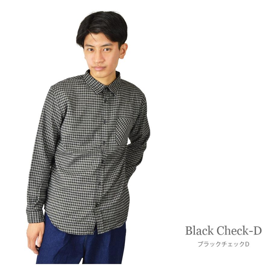 ネルシャツ チェックシャツ メンズ 大きいサイズ 3L 4L 5L 暖かい 長袖