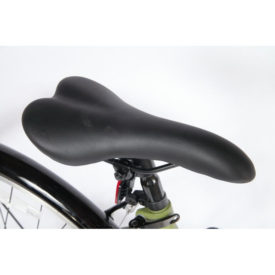 700C型 6段変速付折り畳みクロスバイク 折り畳み自転車 6sp ホワイト