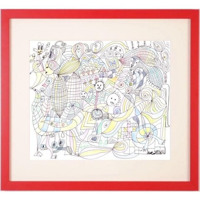 Kishimoto Kozo 抽象画 絵画 ミクストメディア 現代美術 アート