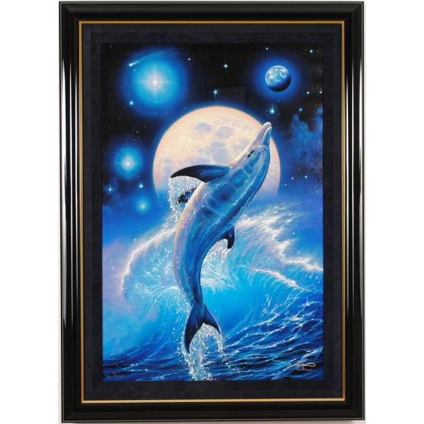 クリスチャン・リース・ラッセン バランス・オブ・ライフ イルカ 絵画