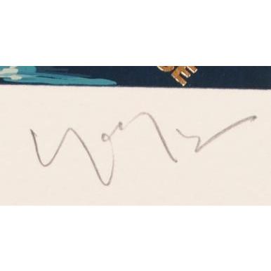 ヒロ・ヤマガタ 絵画 ナイーフアート インテリア シルクスクリーン