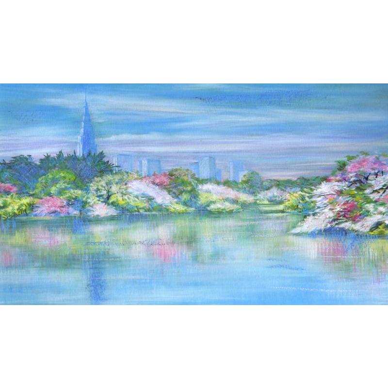 風景画】瀬戸大橋 風景油絵 額縁付き 海 景色 アート 絵画 インテリア