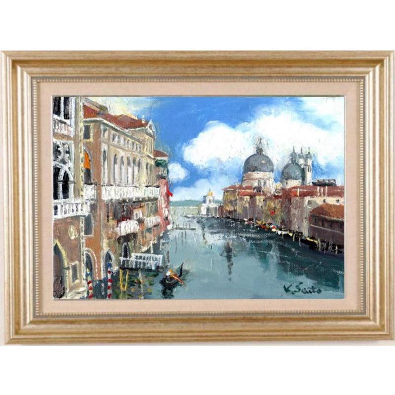 斉藤要 ベネチアの大運河 イタリア 絵画 風景画 ベニス カナル