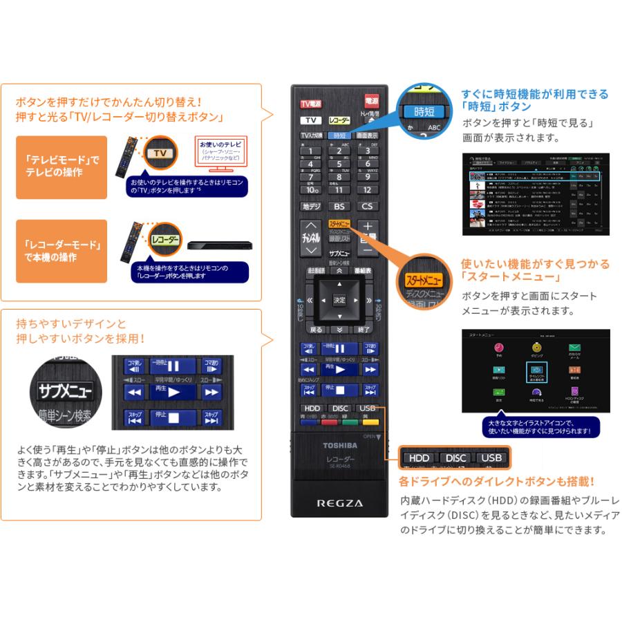 REGZA 東芝 ブルーレイレコーダー DBR-M3009 3TB 3チューナー搭載