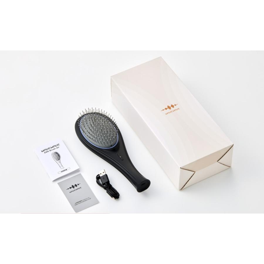 WAVEWAVE EMS搭載クッションブラシ WAVEWAVE EMSブラッシュエアー 頭皮