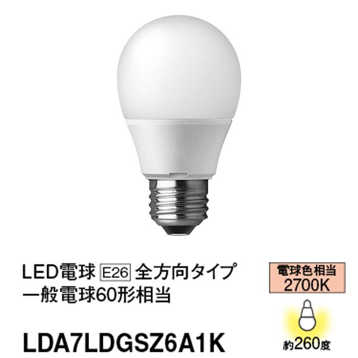 Panasonic（パナソニック） LDA7LDGSZ6A1K LED電球 一般電球タイプ 60W