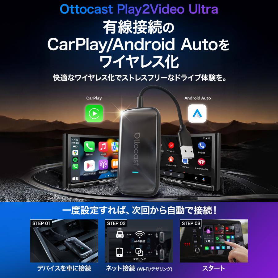 販売実績No.1 正規代理店】OTTOCAST オットキャスト Play2Video Ultra