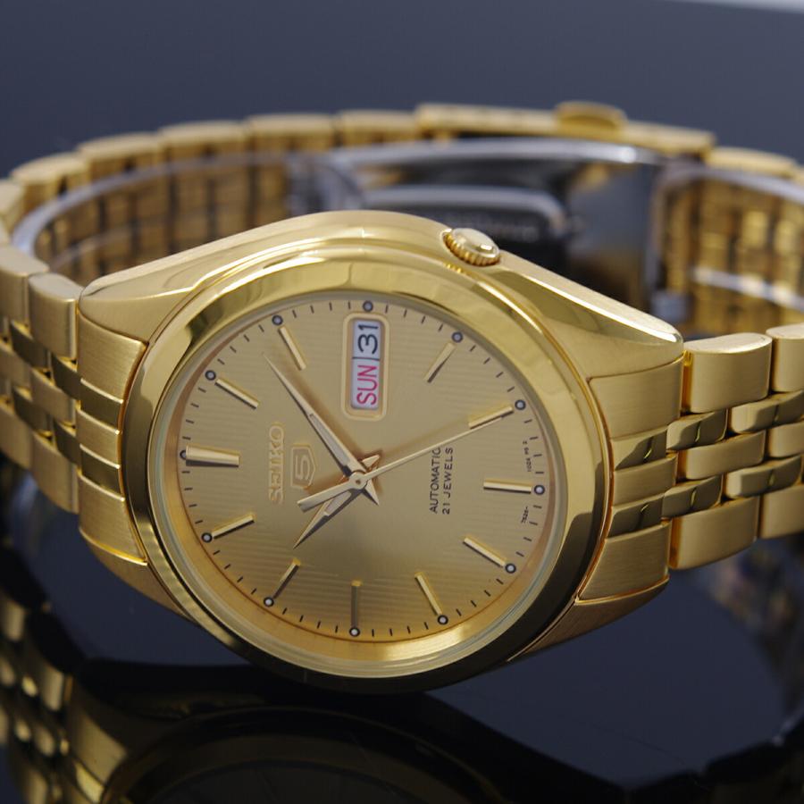 Seiko 5 セイコー SEIKO 腕時計 海外モデル 自動巻き ゴールドカラー