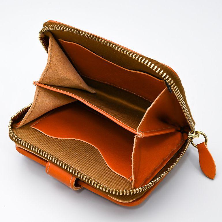 IL BISONTE（イルビゾンテ） 二つ折り財布 ラウンドファスナー