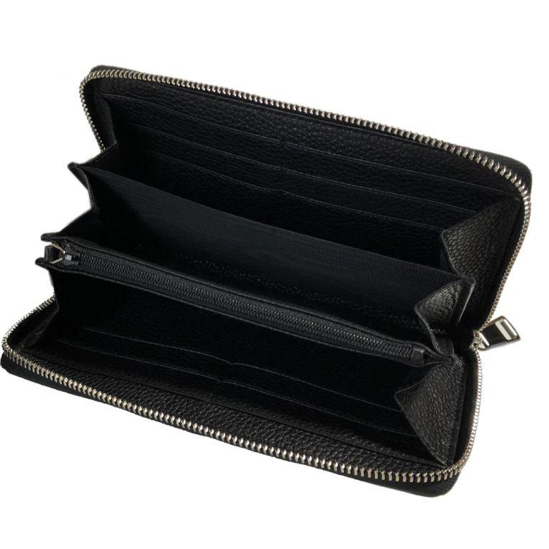 GUCCI（グッチ） 長財布 ラウンドファスナー メンズ GGメタル レザー