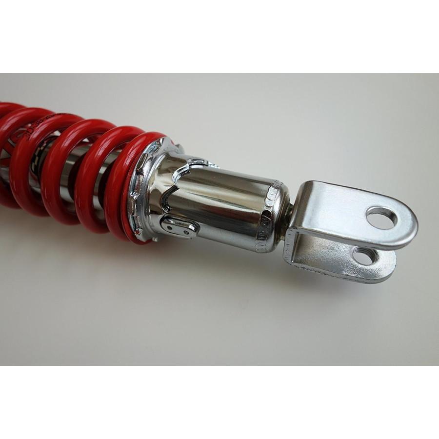 YSS ライブディオ リアサスペンション クローム/レッド 310mm 5段階式