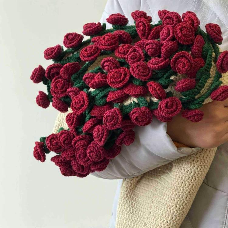 洗える 花束ブランケット ブランケット 完成品 完成 0.8M ニット
