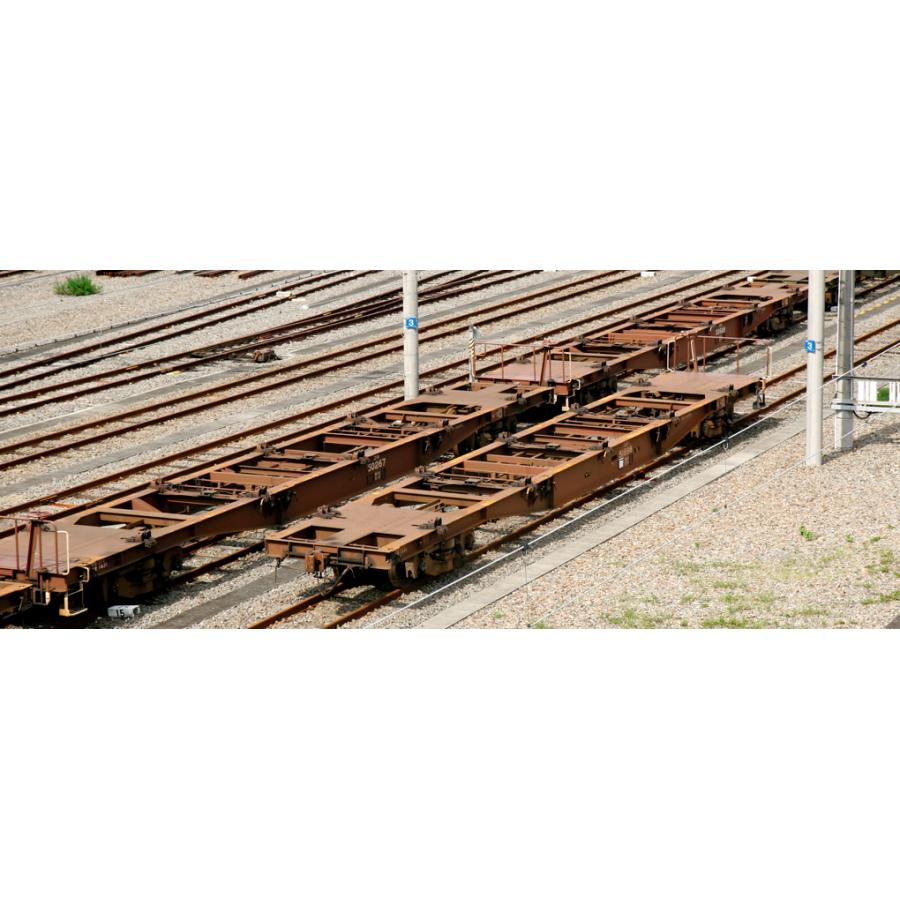 No:10-1317 KATO コキ50000(グレー台車) コンテナ無積載 11両セット