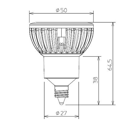 大光電機 DAIKO ダイクロハロゲン形LED電球 DECO-S50C（デコエス
