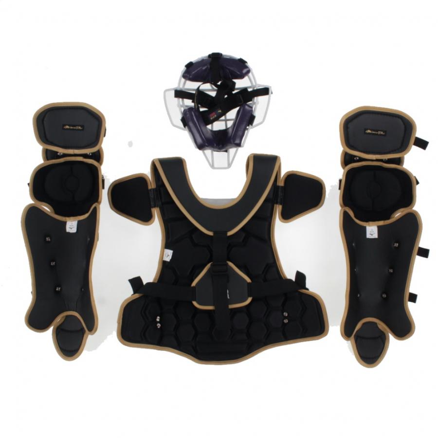 MIZUNO（ミズノ） 軟式 ミズノプロ 捕手防具3点セット 1DJPC02067 軟式