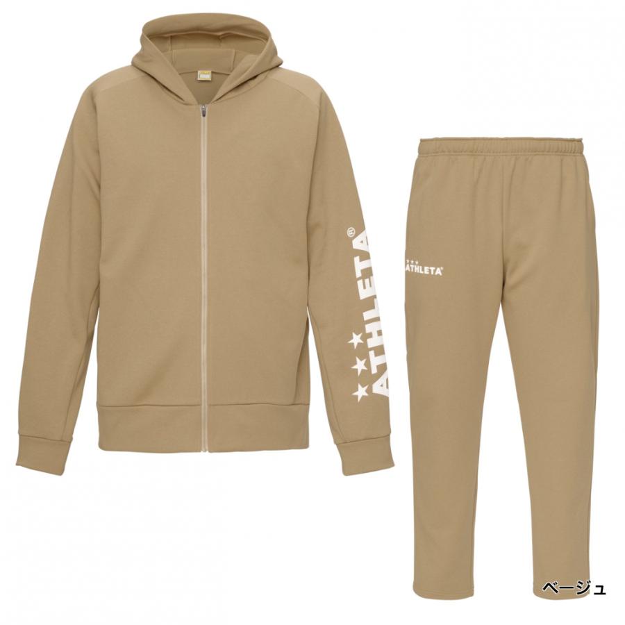 ATHLETA（アスレタ） メンズ 上下セット フルジップ スウェットZIP