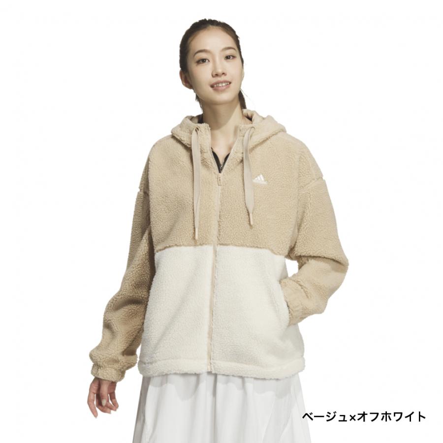 adidas（アディダス） レディース フリースジャケット BOA ルーズ