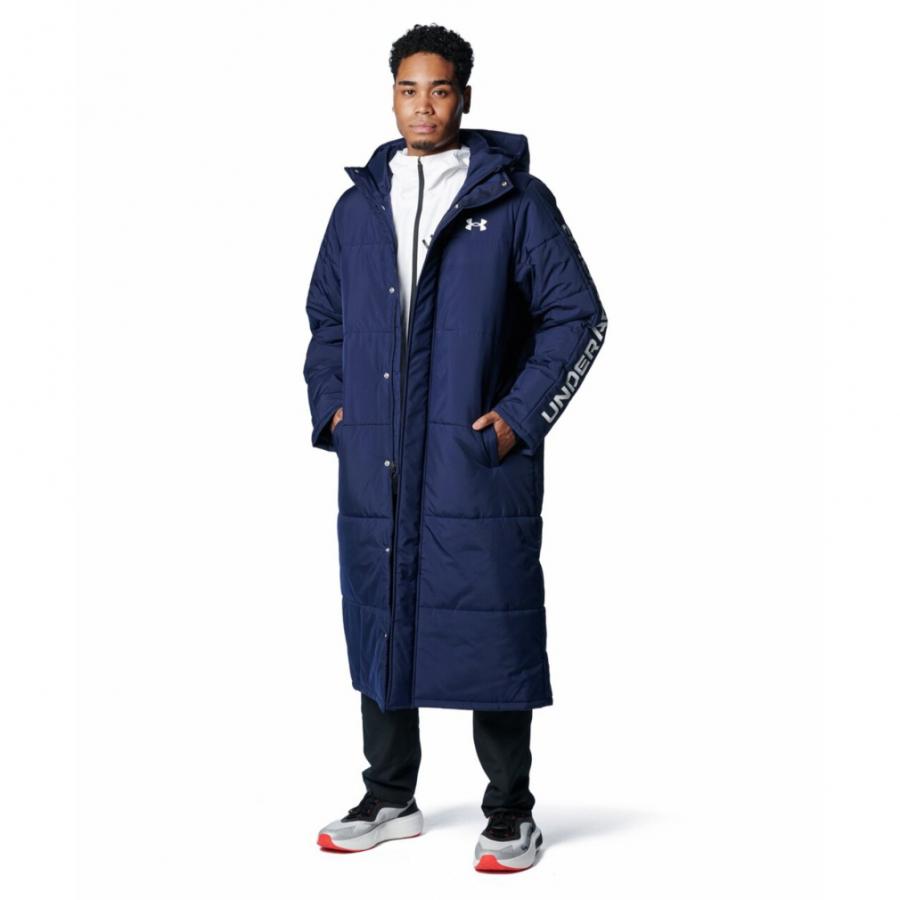 UNDER ARMOUR（アンダーアーマー） メンズ ベンチコート UAロゴ ロング
