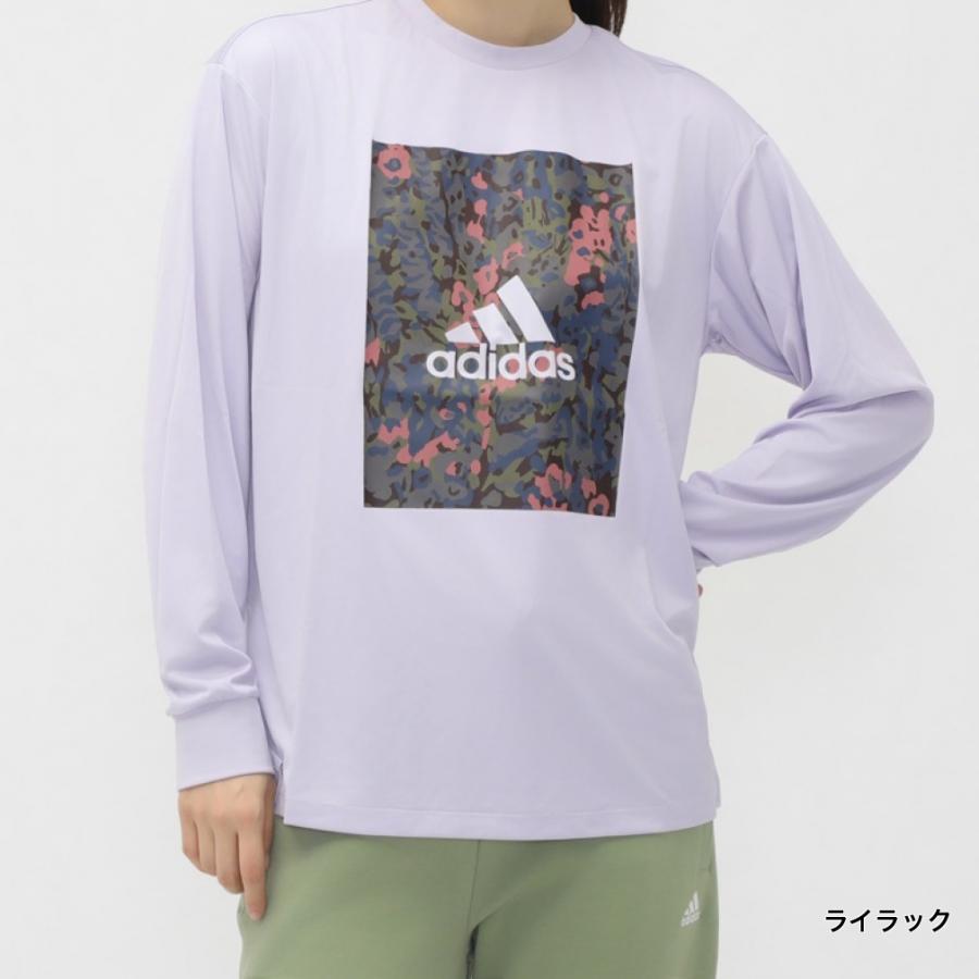 adidas（アディダス） レディース 長袖 機能 Tシャツ W FLORAL LS T