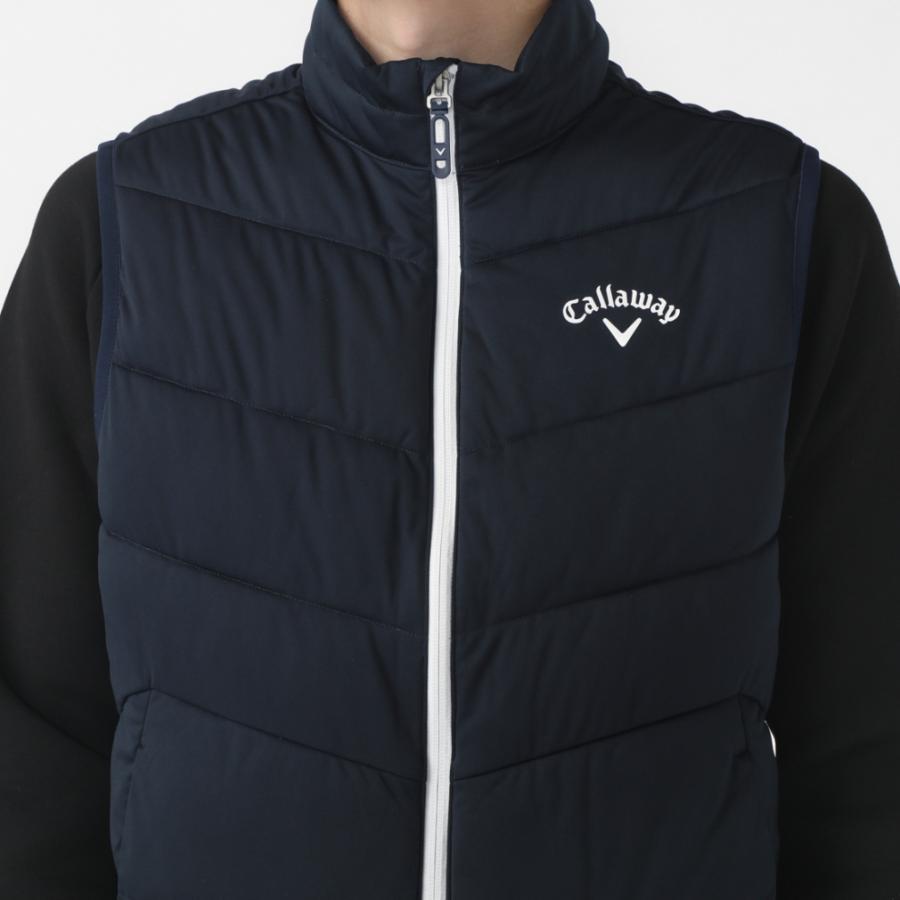 Callaway（キャロウェイ） ゴルフウェア 中綿ベスト 秋 冬 スター