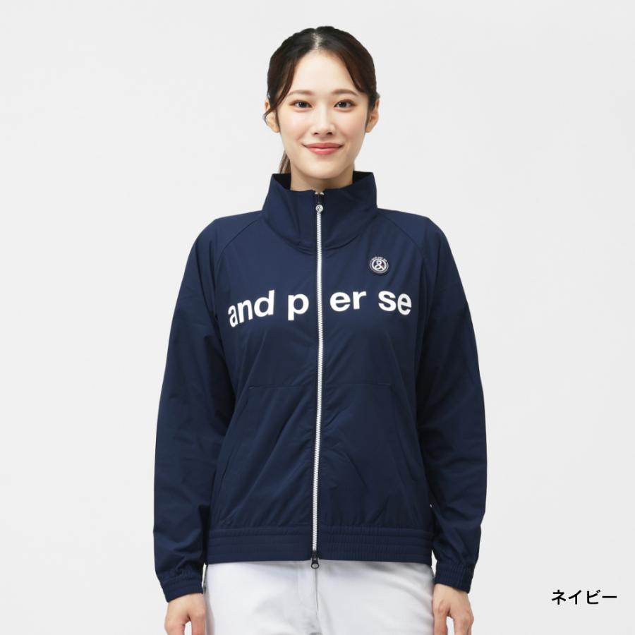 and per se（アンパスィ） レディース ゴルフウェア 中綿ジャケット 秋